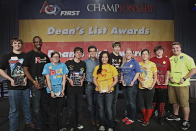 2012 Dean's List Winners