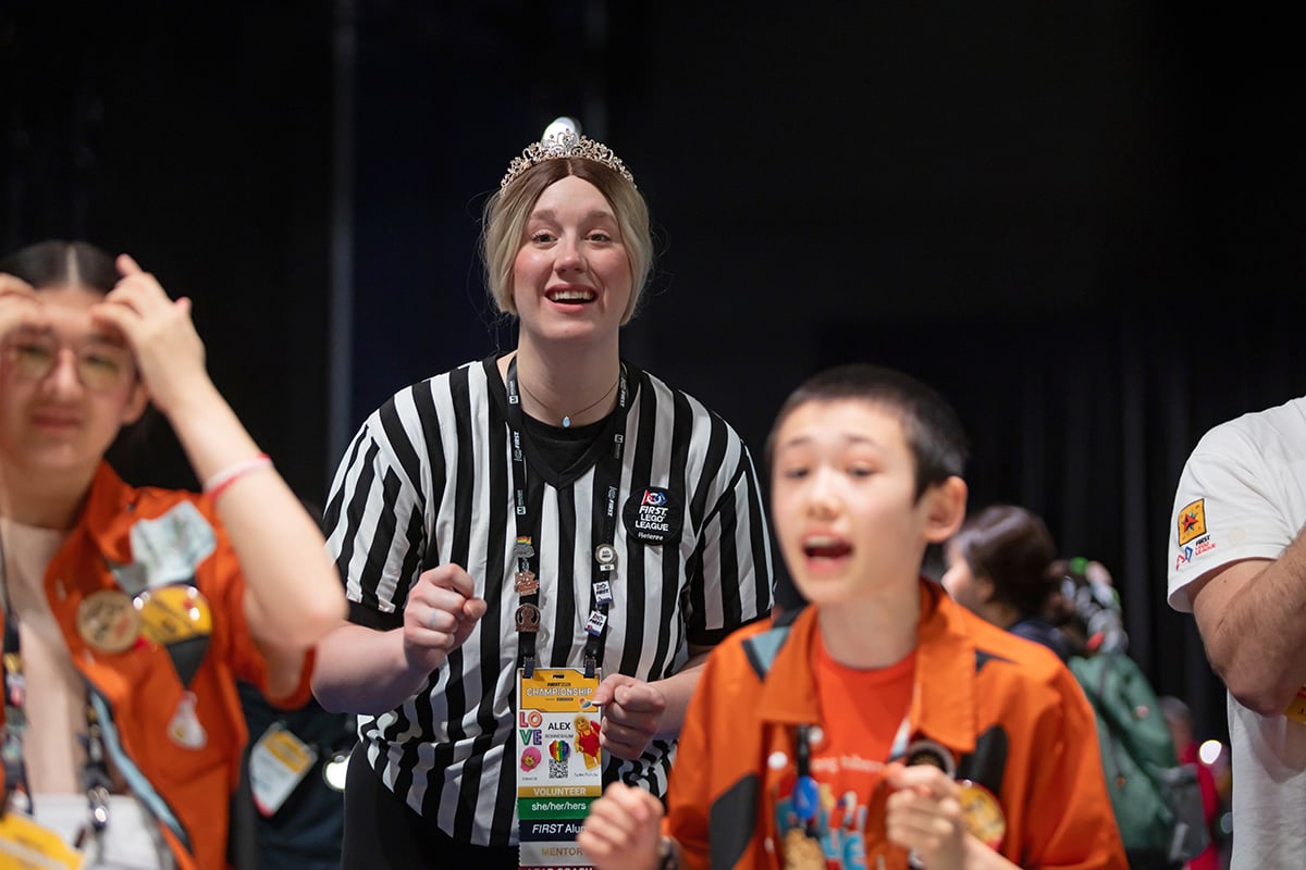 FIRST LEGO League event volunteer at 2026 FIRST Championship