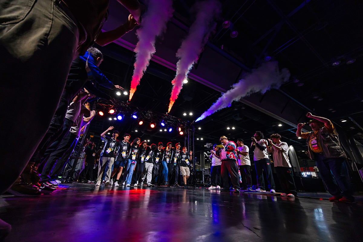 FIRST Tech Challenge team introductions for final matches at 2026 FIRST Championship