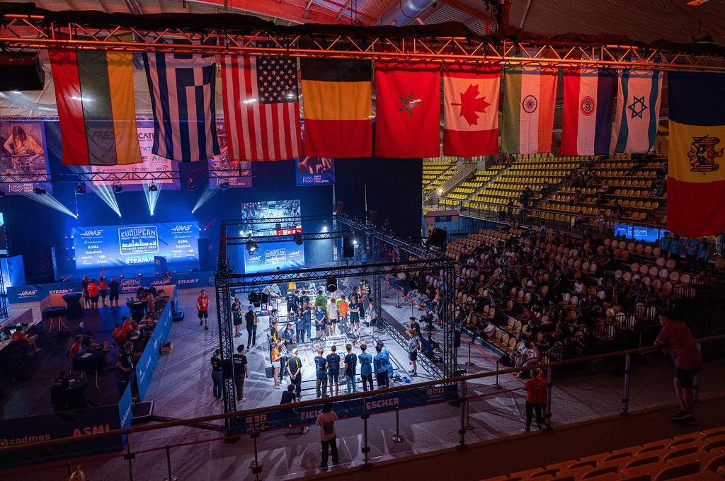 Teams compete at the FIRST Tech Challenge European Premier Event in 2025.