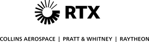 rtx collins aerospace prat whitney raytheon logo