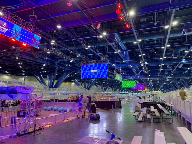 Multiple fields set up at FIRST Championship