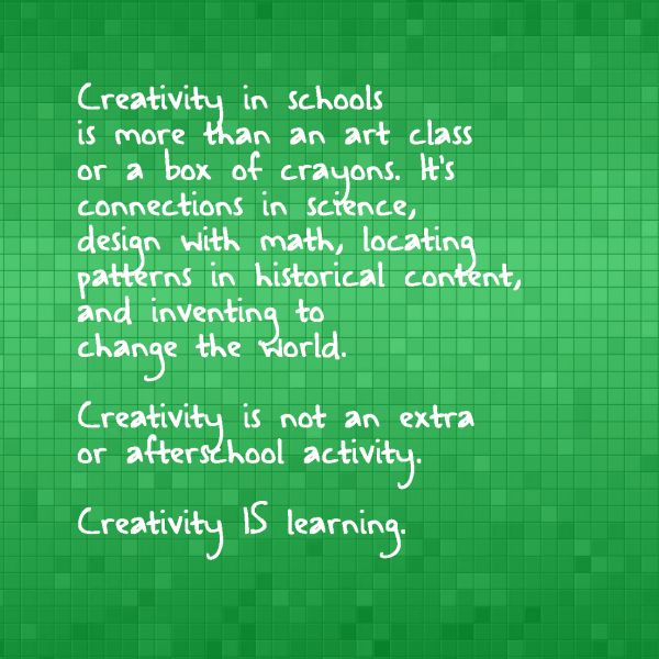 Creativity = Learning