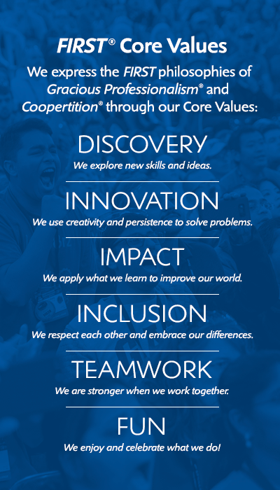 Robotics shop core values