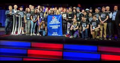 2018 FIRST Championship Detroit Chairman's Award Winner FIRST Robotics Competition