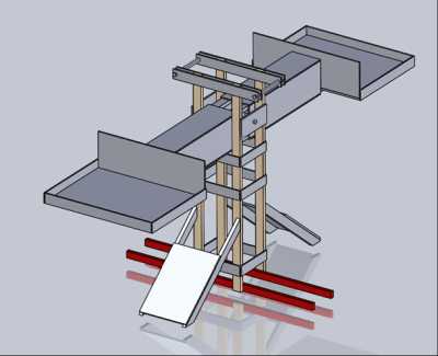 Team Built Scale with Outriggers highlighted FIRST Robotics Competition