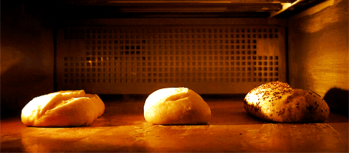 Delicious baking bread