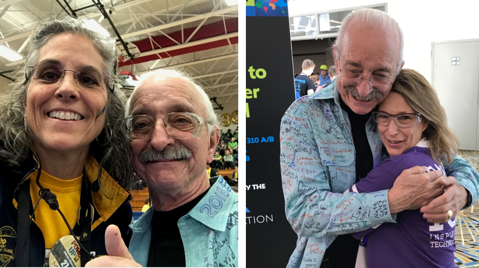 Kyle Hughes and Woodie Flowers