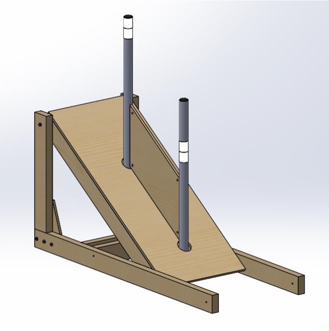 Thumbnail image of the team version of the middle cone ramp.