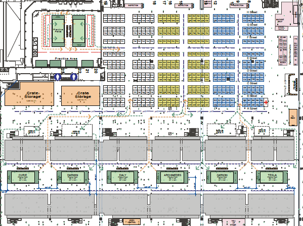 2018 FIRST Championship Detroit Layout FIRST Robotics Competition