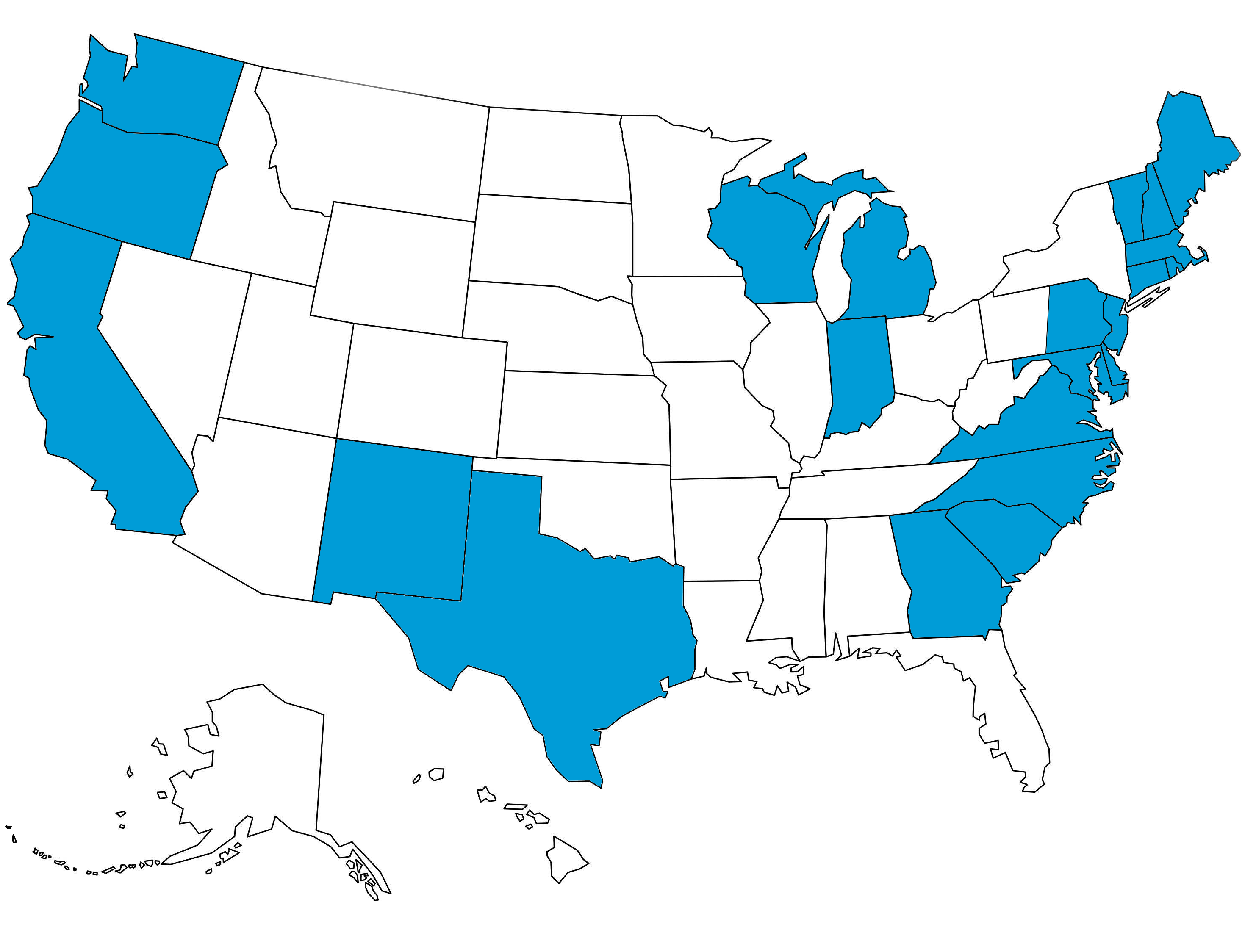 US District Teams Map FIRST Robotics Competition