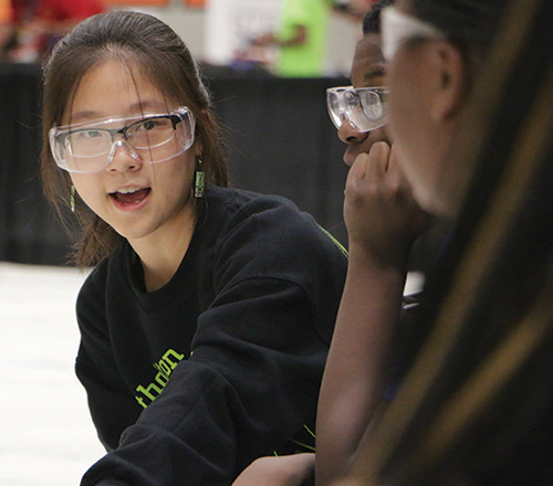 FIRST alum and Qualcomm intern-turned-employee Joy Cho.