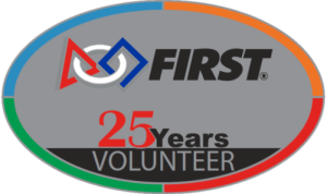 25 year virtual volunteer pin